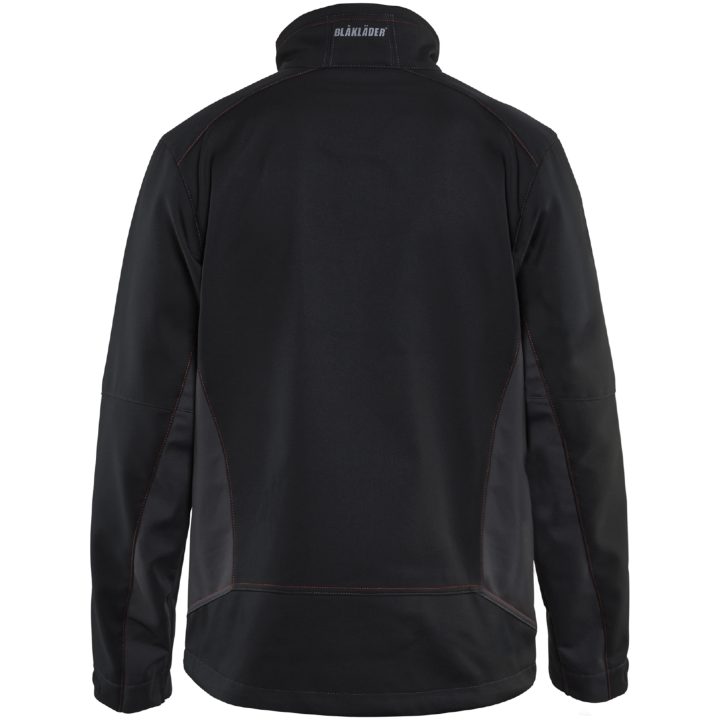 Jacka softshell 49502516 Svart / Röd BLÅKLÄDER JACKA 49502516 SVART/RÖD XS – bild 2