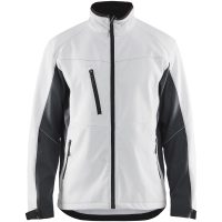 Jacka softshell 49502516 Vit / Grå BLÅKLÄDER