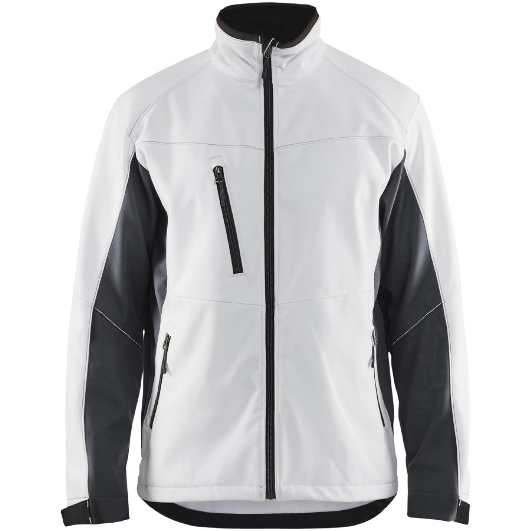 Jacka softshell 49502516 Vit / Grå BLÅKLÄDER JACKA 49502516 VIT/GRÅ XS