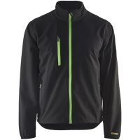 Jacka softshell 49522518 Svart / Grön BLÅKLÄDER
