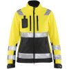 Jacka Softshell Dam 49022517 Hivisgul / Svart BLÅKLÄDER JACKA 49022517 GUL/SVART XS – miniatyr 1