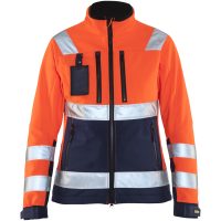 Jacka Softshell Dam 49022517 Hivisorange / Marin BLÅKLÄDER
