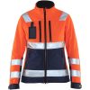 Jacka Softshell Dam 49022517 Hivisorange / Marin BLÅKLÄDER JACKA 49022517 ORANGE/MAR XS – miniatyr 1