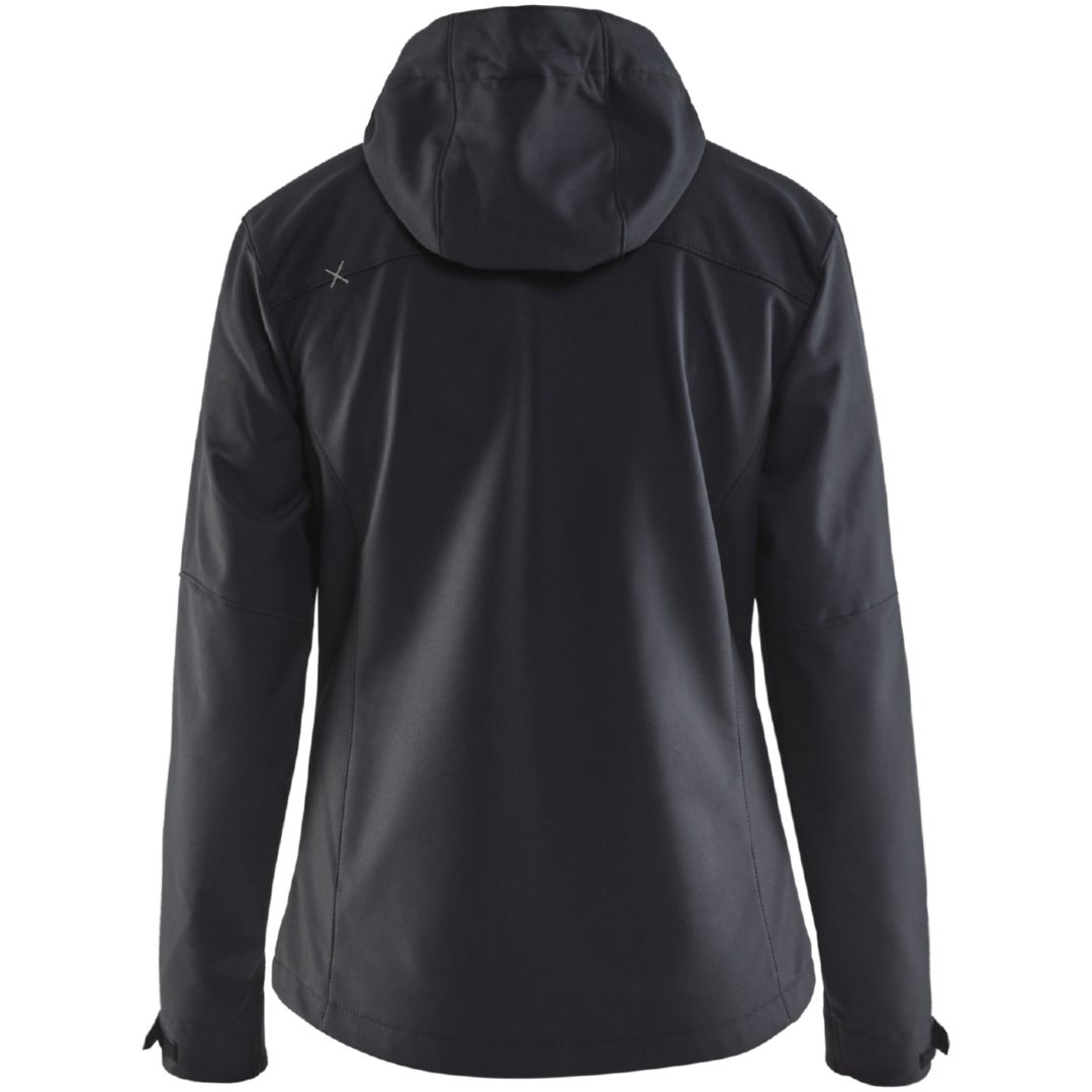 Jacka softshell dam 49192517 Svart / Grå BLÅKLÄDER JACKA 49192517 SVART/SIL XS – bild 2