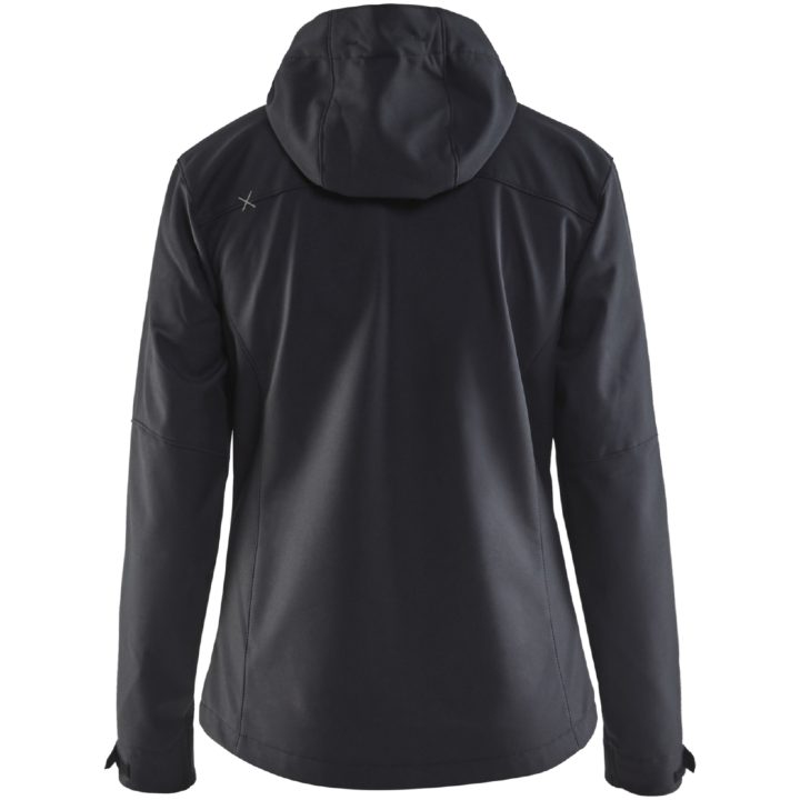 Jacka softshell dam 49192517 Svart / Grå BLÅKLÄDER JACKA 49192517 SVART/SIL XS – bild 2