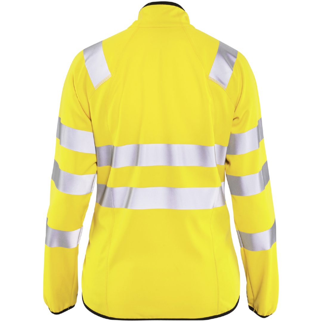 Jacka Softshell Dam 49262512 Hivisgul BLÅKLÄDER JACKA 49262512 GUL XS – bild 2
