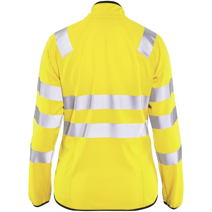 Jacka Softshell Dam 49262512 Hivisgul BLÅKLÄDER JACKA 49262512 GUL XS – bild 2
