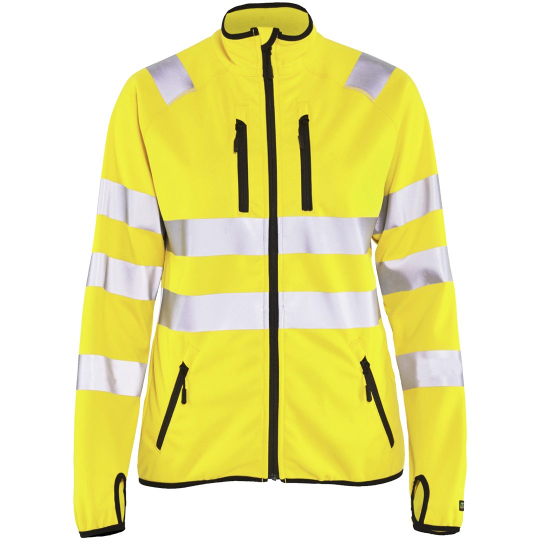 Jacka Softshell Dam 49262512 Hivisgul BLÅKLÄDER JACKA 49262512 GUL XS