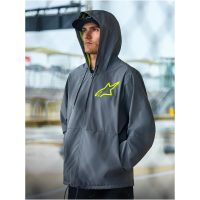 Jacka Speeder Chromium Windbreaker Grå Fluo Gul, XXL Alpinestars