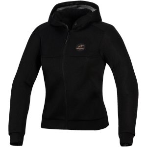 Jacka Stella Chrome Super Airflow Textil Svart ALPINESTARS