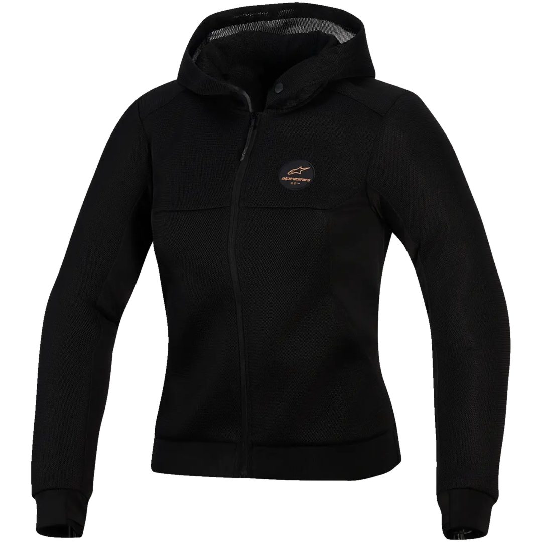 Jacka Stella Chrome Super Airflow Textil Svart ALPINESTARS XS