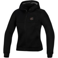 Jacka Stella Chrome Super Airflow Textil Svart ALPINESTARS