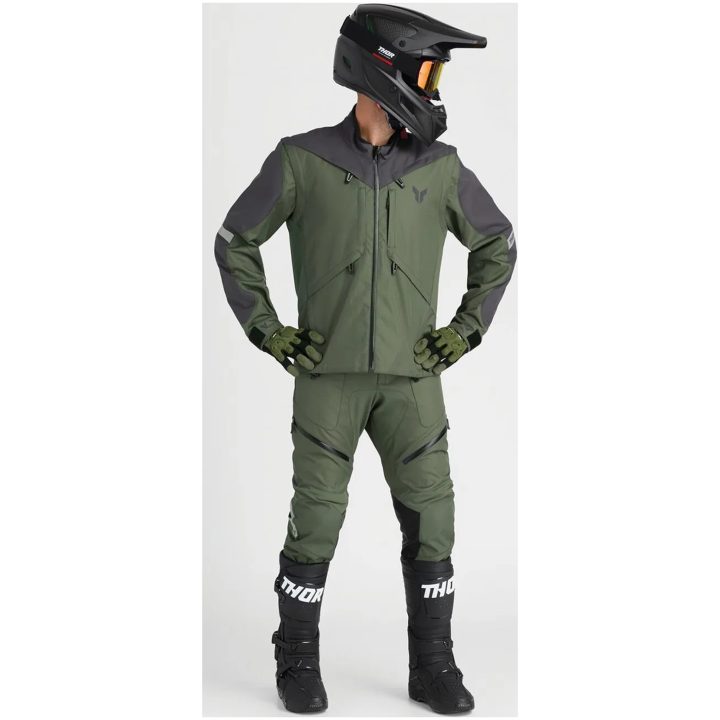 Jacka Terrain Army Grön Textil THOR Small – bild 4