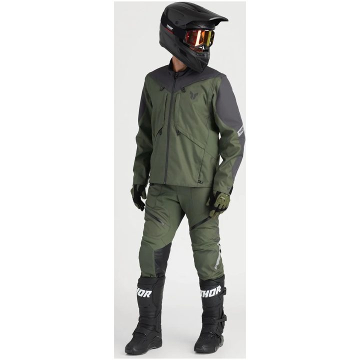 Jacka Terrain Army Grön Textil THOR Small – bild 6