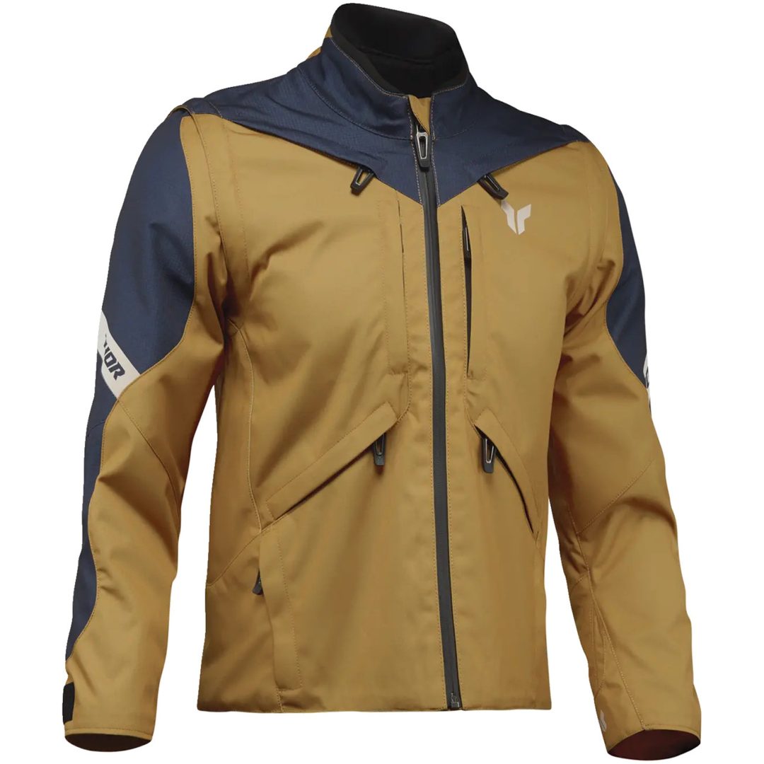 Jacka Terrain Dam Textil Midnattsblå Brun THOR XL – bild 3