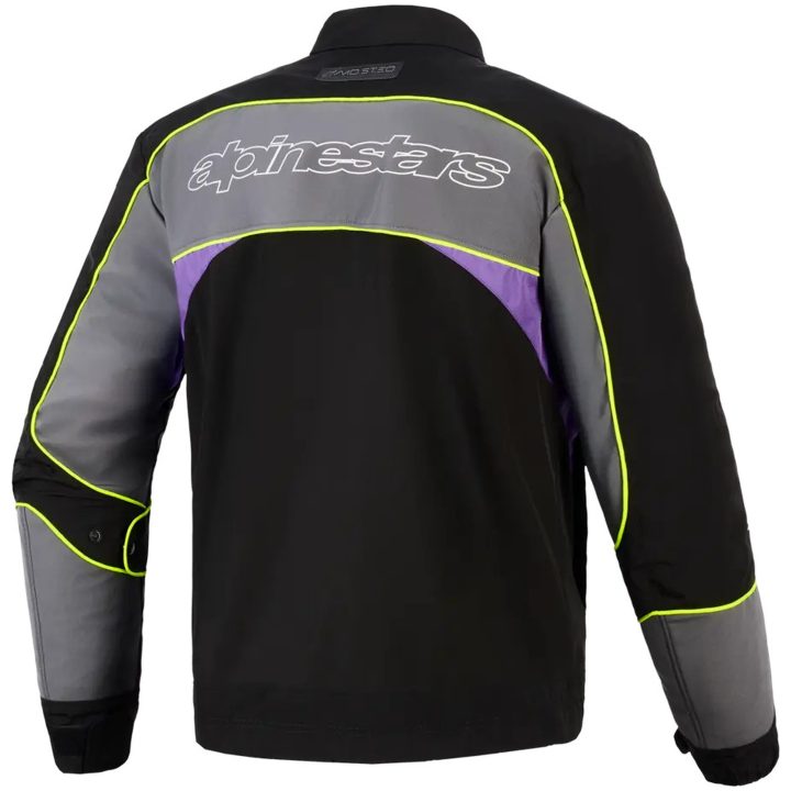 Jacka Unite Textil Svart/Fluorescerande Grön ALPINESTARS M – bild 2