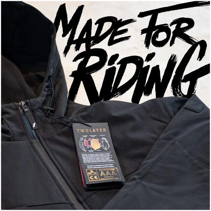 Jacka V3 Softshell Rip Stop Svart JOHN DOE Medium – bild 2