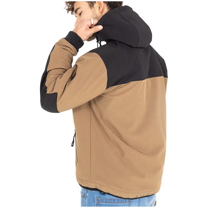 Jacka V3 Softshell Rip Stop Textil Brun JOHN DOE Small – bild 2
