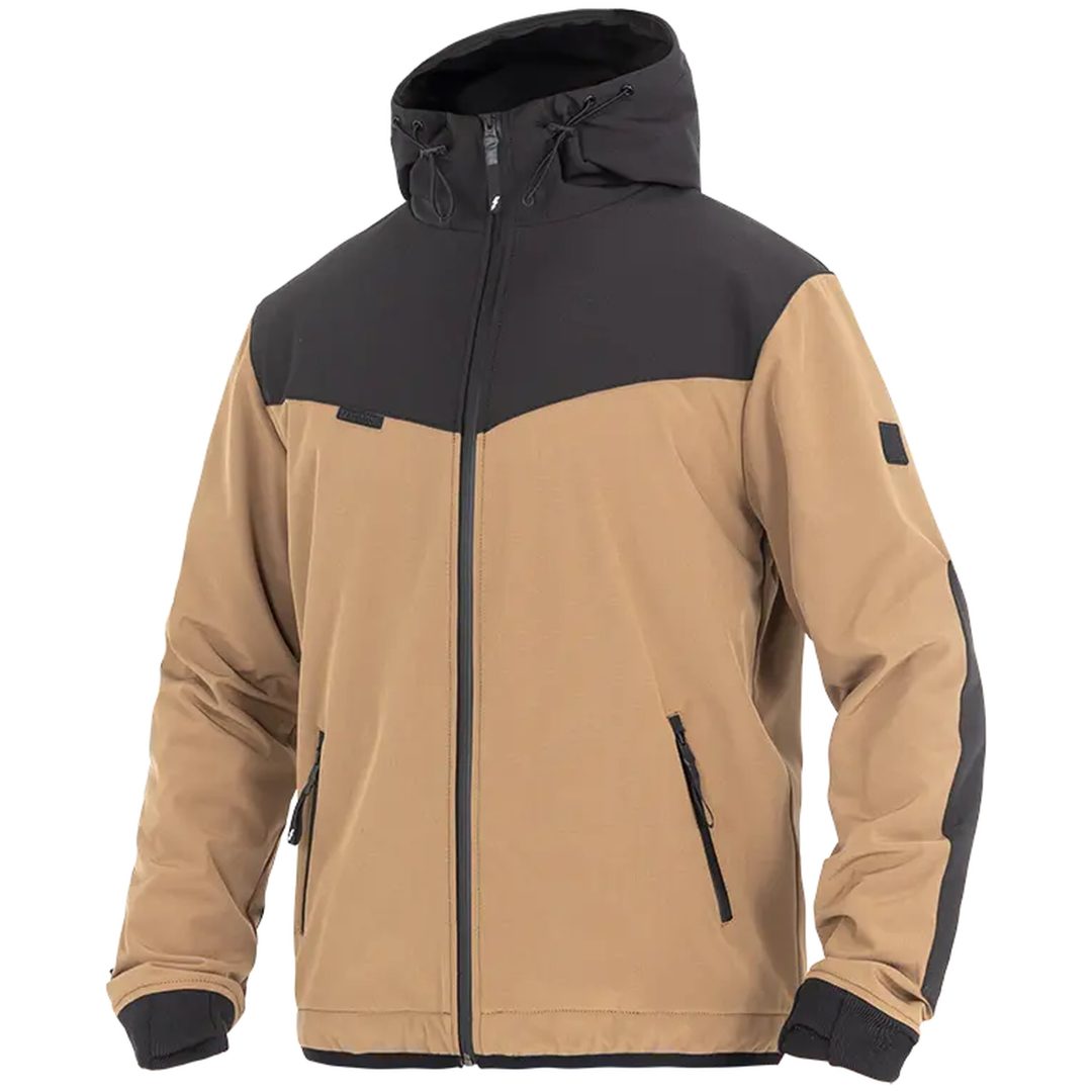 Jacka V3 Softshell Rip Stop Textil Brun JOHN DOE Small – bild 5