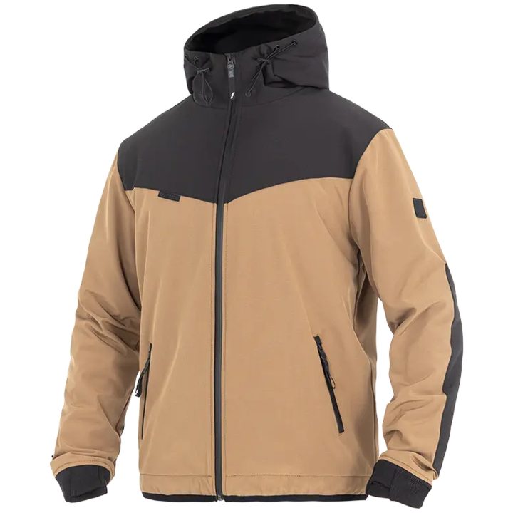 Jacka V3 Softshell Rip Stop Textil Brun JOHN DOE Small – bild 5