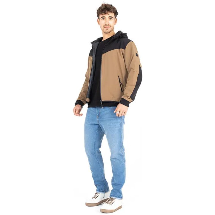 Jacka V3 Softshell Rip Stop Textil Brun JOHN DOE Small – bild 6