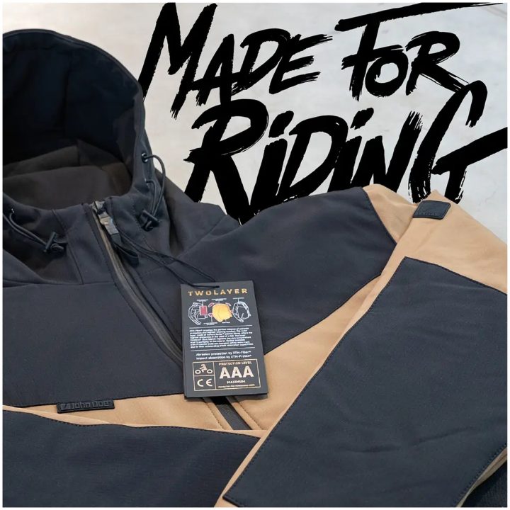 Jacka V3 Softshell Rip Stop Textil Brun JOHN DOE Small – bild 8