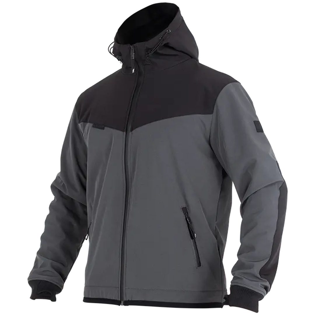 Jacka V3 Softshell Rip Stop Textil Grå JOHN DOE Small – bild 3