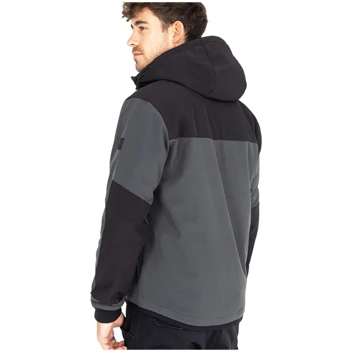 Jacka V3 Softshell Rip Stop Textil Grå JOHN DOE Small – bild 6