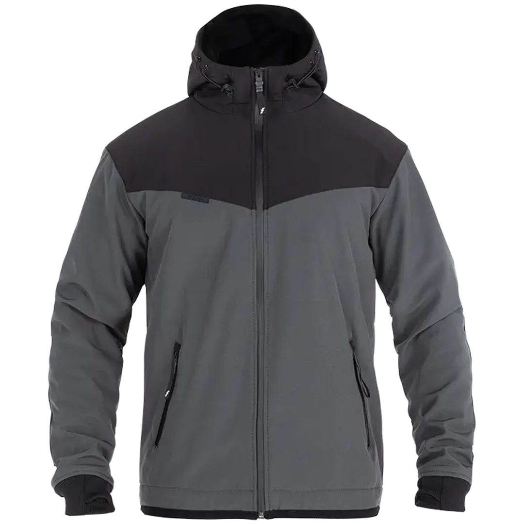 Jacka V3 Softshell Rip Stop Textil Grå JOHN DOE Small