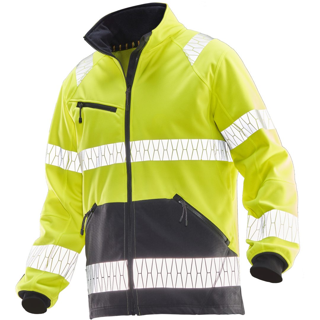 Jacka Windblocker Varsel 1190 Advanced Gul/svart Jobman XXXL