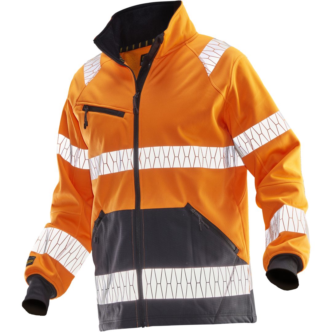 Jacka Windblocker Varsel 1190 Advanced Orange/Svart Jobman XXXL