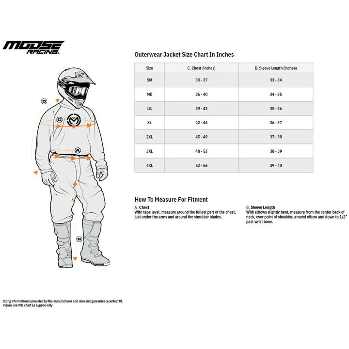 Jacka XC1 Svart MOOSE RACING Small – bild 3