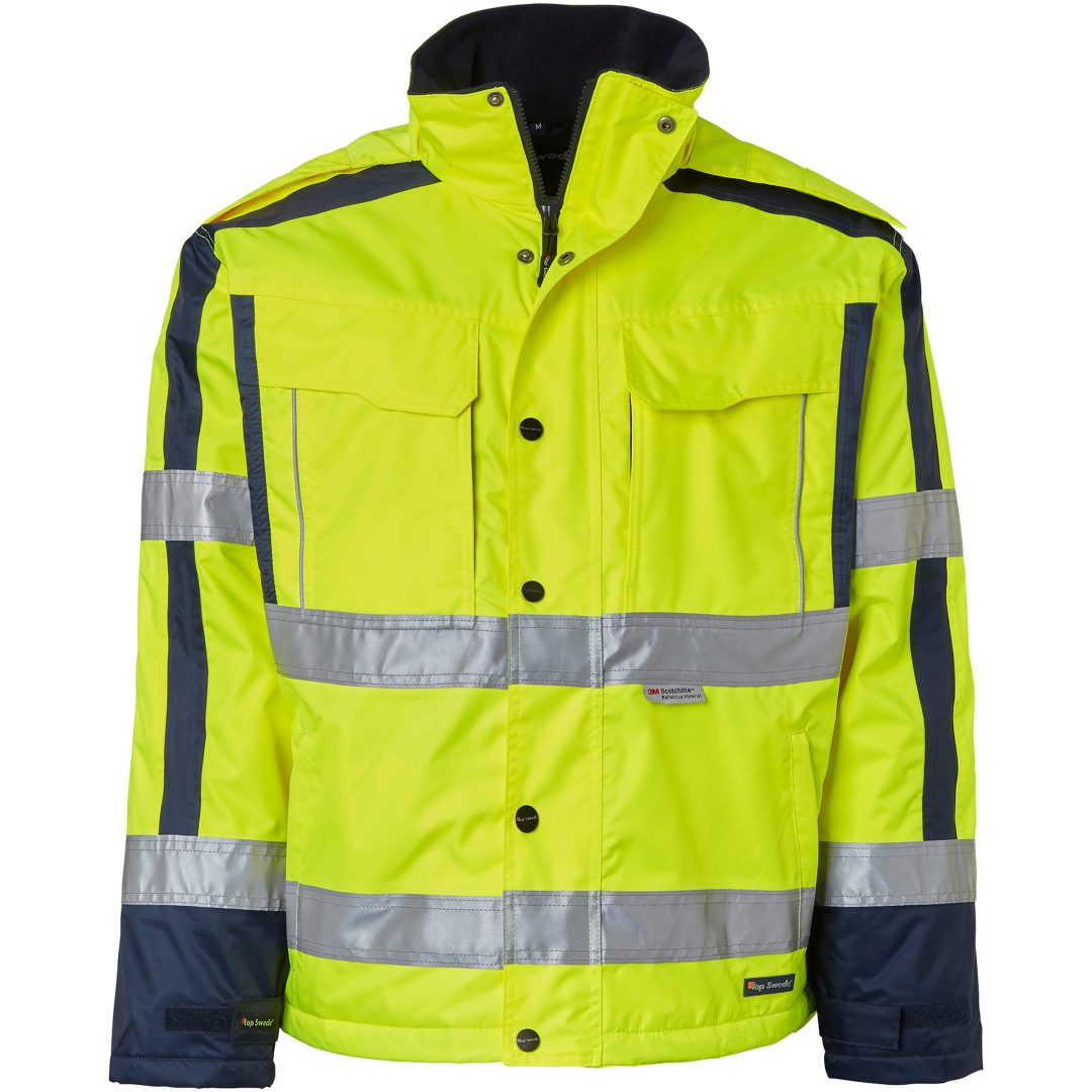 Jackor 163 Fluorescerande Gul Polyester Top Swede XS