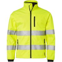 Jackor 7621 Softshell Varsel Polyester Varselgul Top Swede