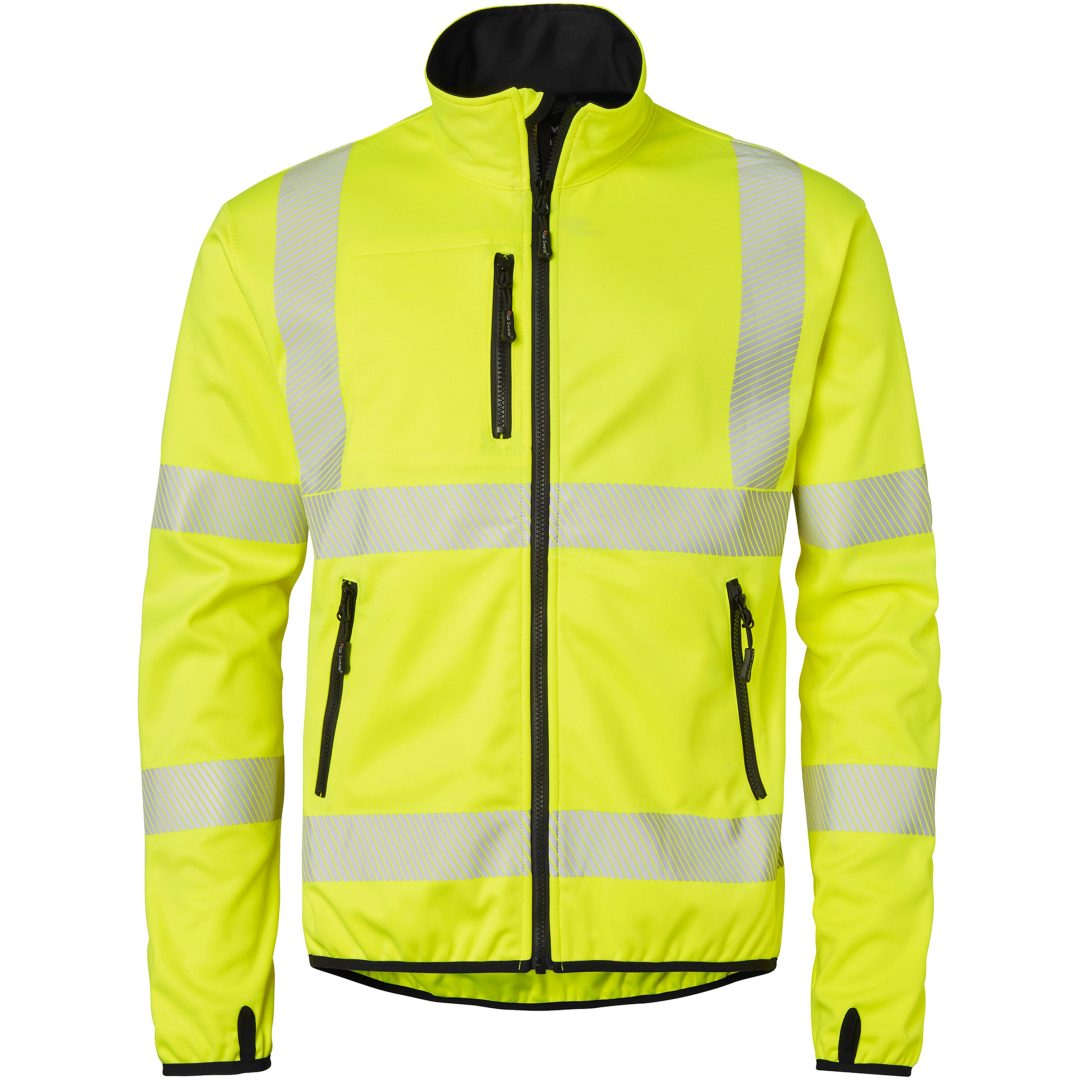 Jackor Softshell Varsel Polyester Varselgul/Svart Top Swede XS