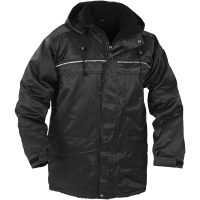 Jackor Vinter Parka 6226 Avtagbar huva Svart Top Swede