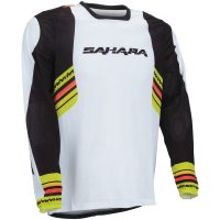 JERSEY SAHARA WHITE/BLACK SM