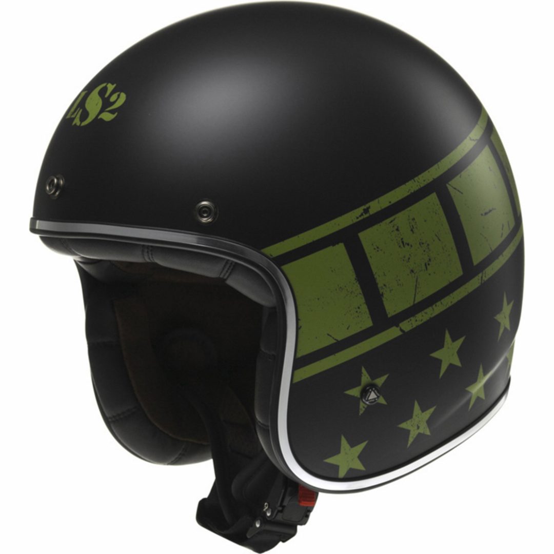 Jet Mc-Hjälm OF583 BOBBER KURT Mattsvart LS2 Medium