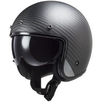 Jet Mc-hjälm Of601 Bob Ii Carbon Svart LS2