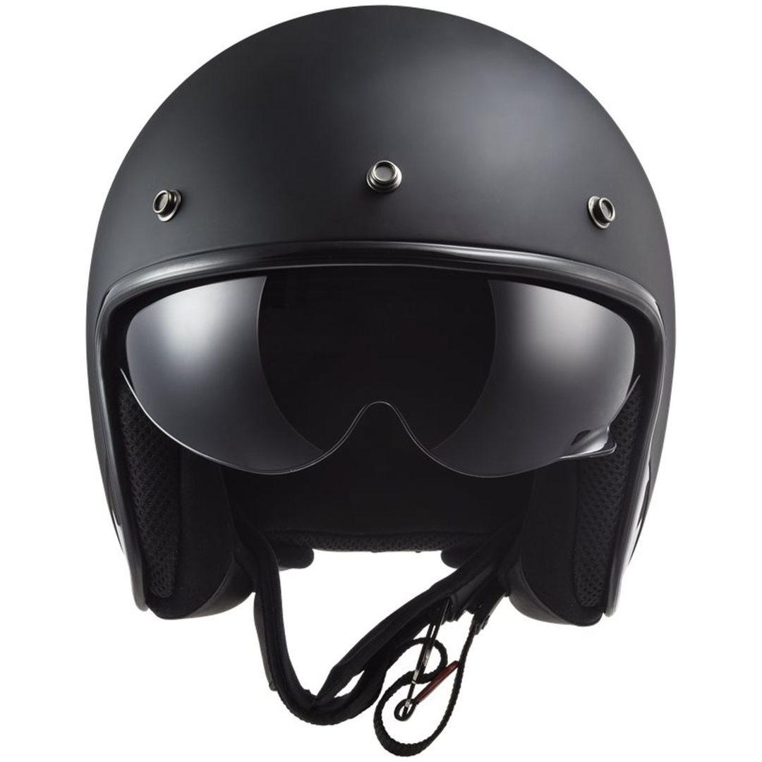 Jet Mc-hjälm Of601 Bob Ii Mattsvart LS2 Large – bild 2