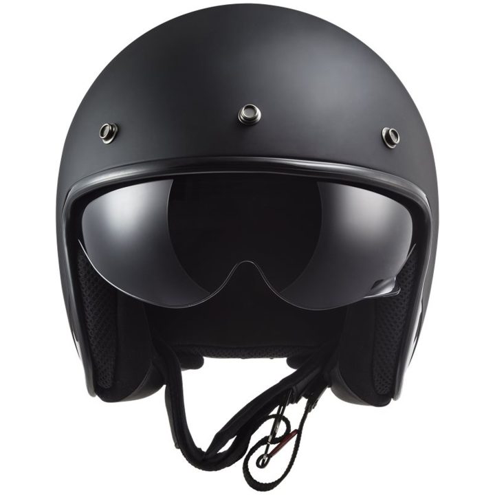 Jet Mc-hjälm Of601 Bob Ii Mattsvart LS2 Large – bild 2