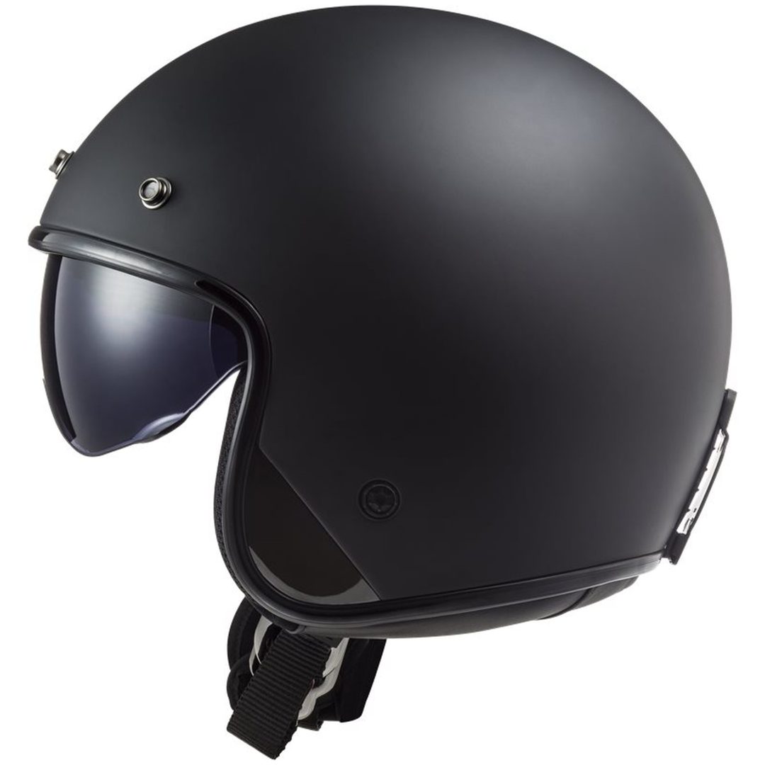 Jet Mc-hjälm Of601 Bob Ii Mattsvart LS2 Large – bild 3