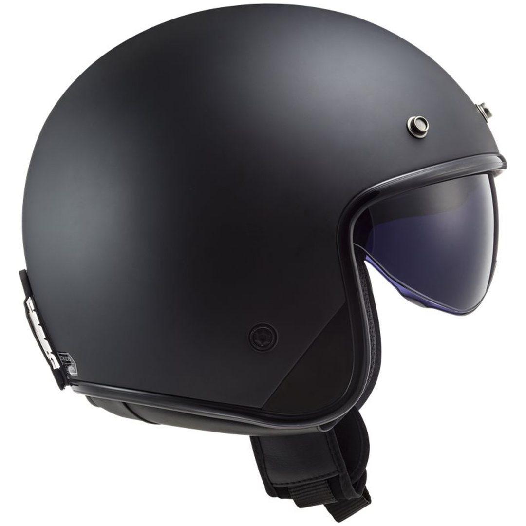 Jet Mc-hjälm Of601 Bob Ii Mattsvart LS2 Large – bild 6