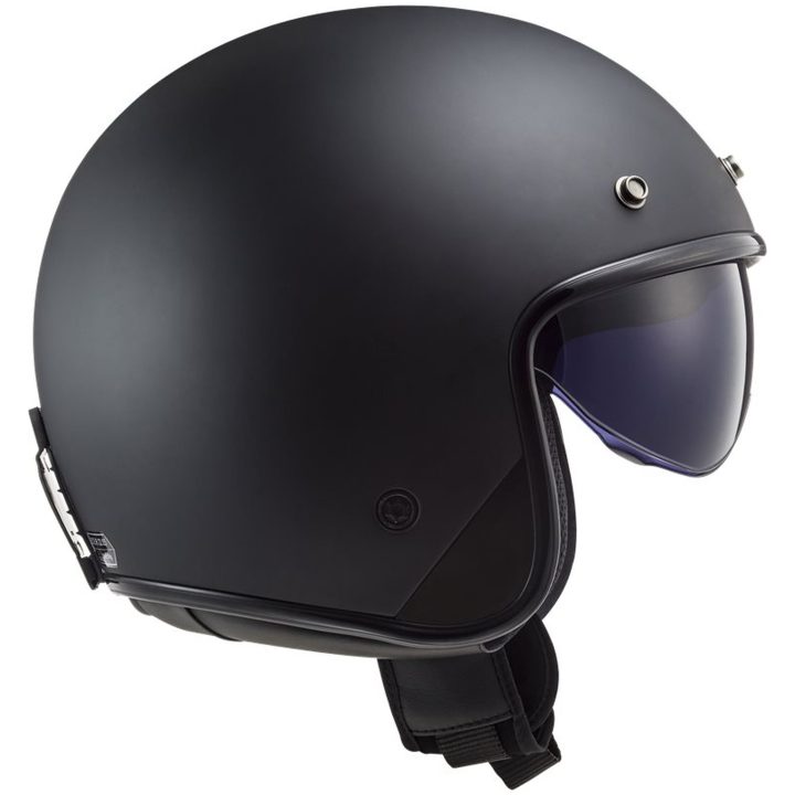 Jet Mc-hjälm Of601 Bob Ii Mattsvart LS2 Large – bild 6