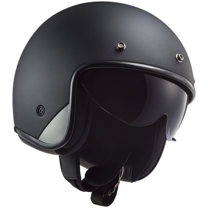 Jet Mc-hjälm Of601 Bob Ii Mattsvart LS2 Large – bild 10
