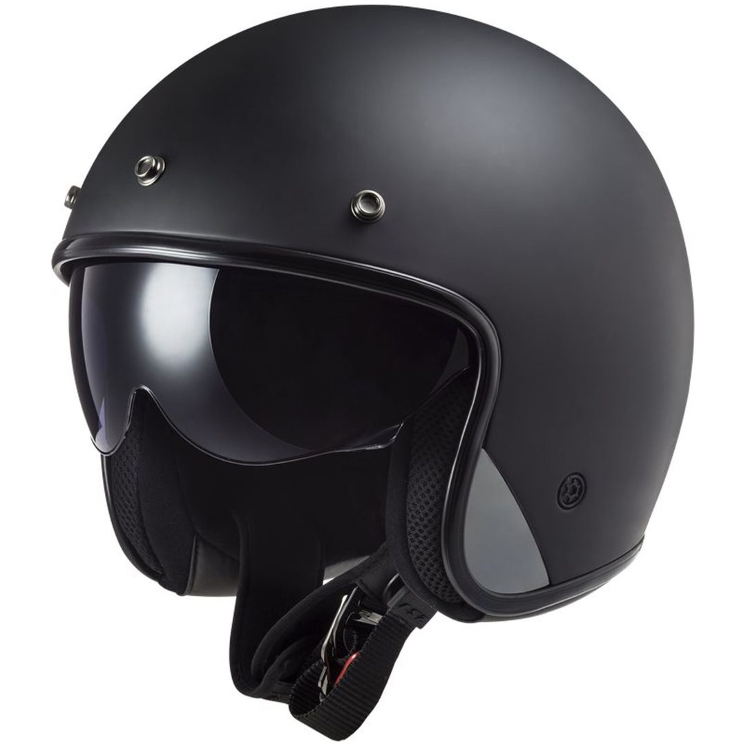 Jet Mc-hjälm Of601 Bob Ii Mattsvart LS2 Large