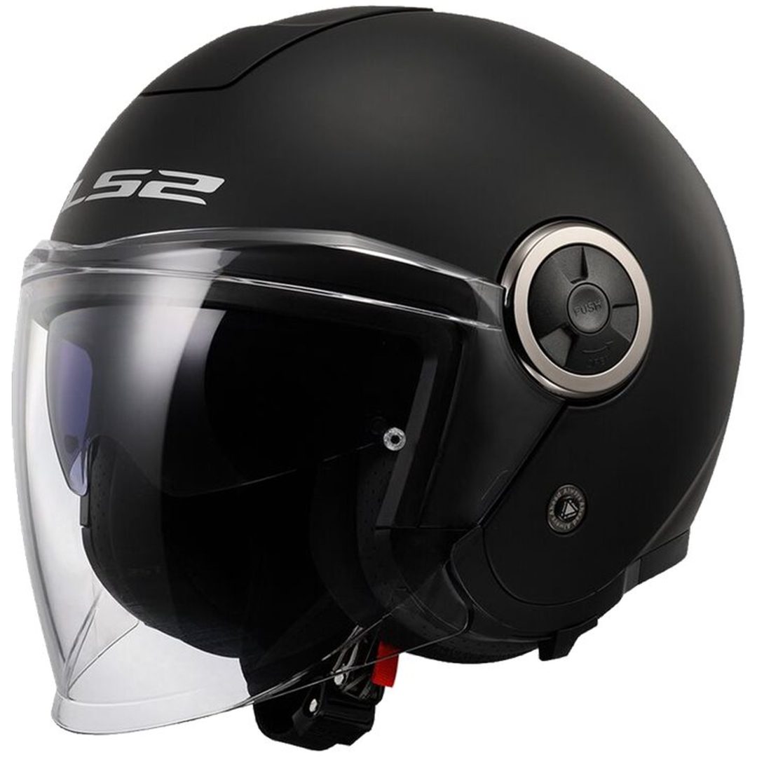 Jet Mc-hjälm Of620 Classy Mattsvart LS2 Large