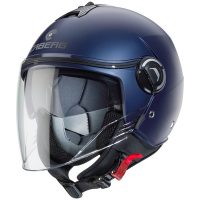 Jet Mc-hjälm Riviera V4 X Mattblå Caberg