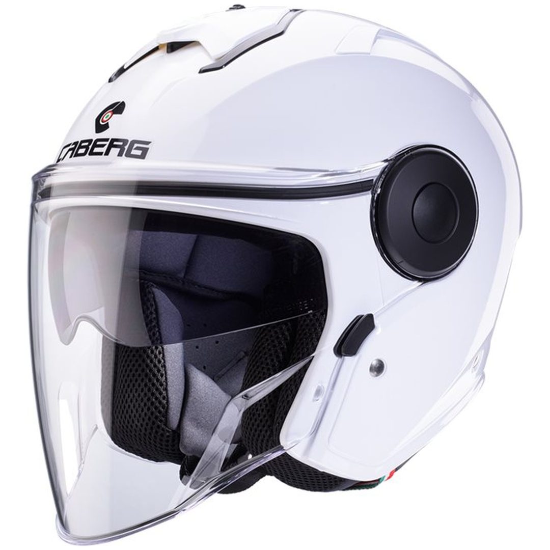 Jet Mc-hjälm Soho Vit Caberg Medium