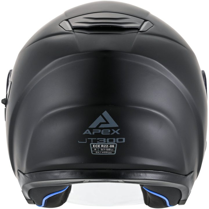 Jethjälm JT300 Svart Matt APEX M – bild 2